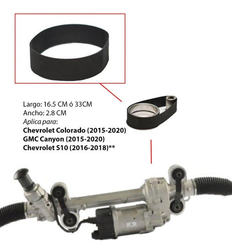 Banda Para Caja Dirección Electroasistida Gmc Canyon 15 - 19