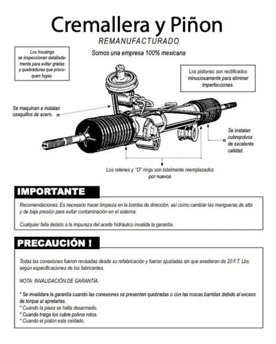Caja De Dirección Hidraulica Ford Escort 1987 A 1990