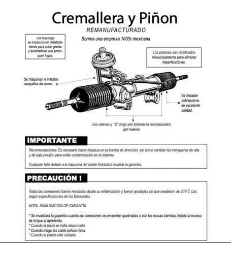 Caja De Dirección Hidraulica Ford Topaz 1987 A 1994