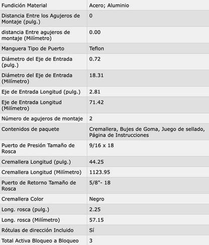 Caja Cremallera Direccion Hidraulica Ford Topaz 1985 1986