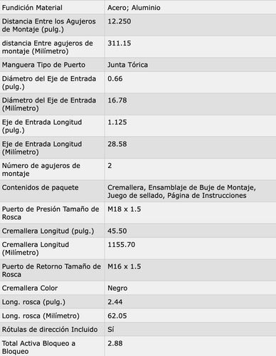 Cremallera Direccion Hidraulica Oldsmobile Cutlass 1998 A 99