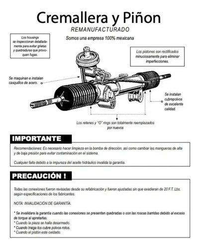 Caja De Dirección Hidraulica Mercury Sable 1993 1994 1995