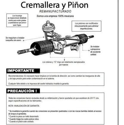 Caja De Dirección Hidraulica Mercury Sable 1990 1991 1992