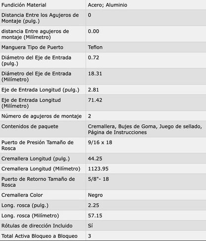 Caja Cremallera Direccion Hidraulica Ford Topaz (22204)