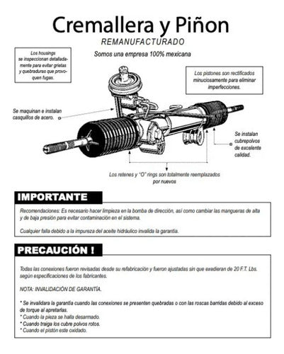 Cremallera Direccion Hidraulica Chevrolet Classic 2004 05
