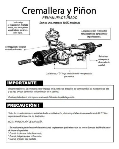 Caja De Dirección Hidraulica Ford Taurus 1987 1988 1989
