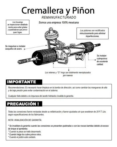 Caja De Dirección Hidraulica Ford Taurus 1990 1991 1992